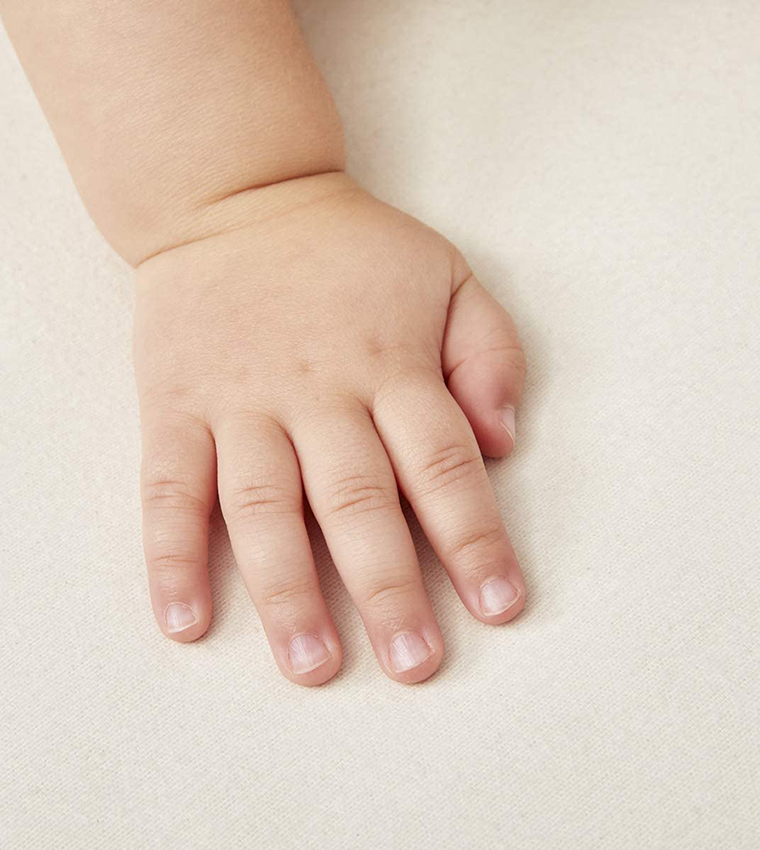 Organic Waterproof Cot Bed Mattress Protector - Natural, 120 L x W 60 cm