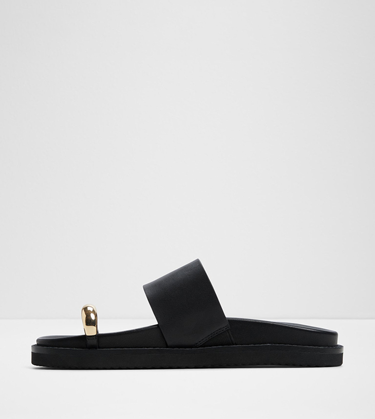 BEACHSTROLL Metal One Toe Flat Sandals