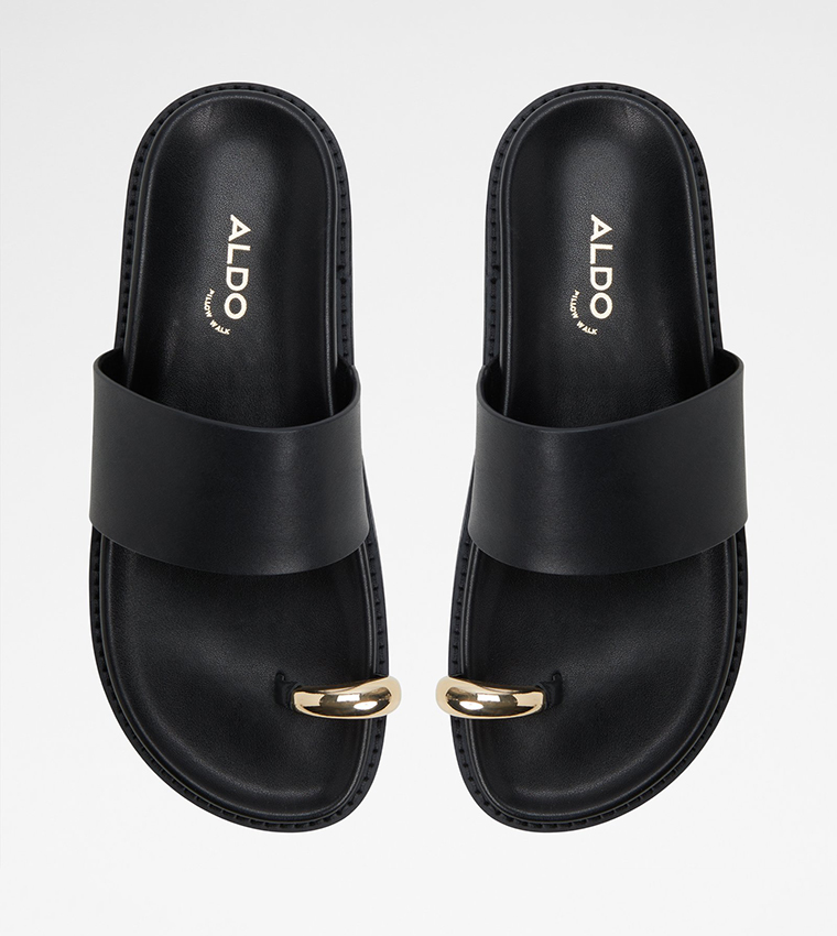 BEACHSTROLL Metal One Toe Flat Sandals