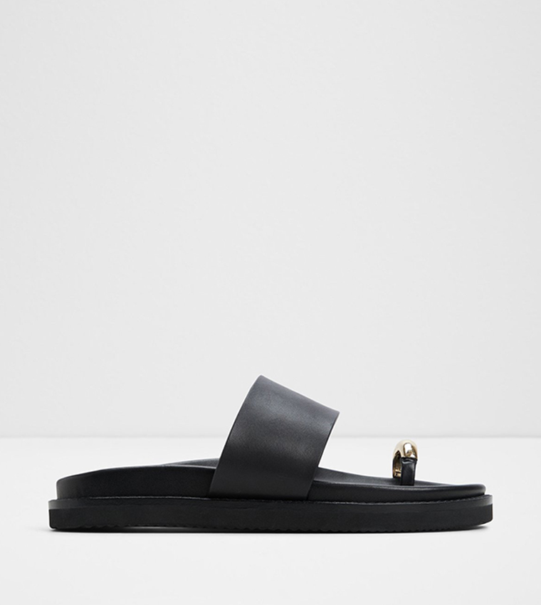 BEACHSTROLL Metal One Toe Flat Sandals