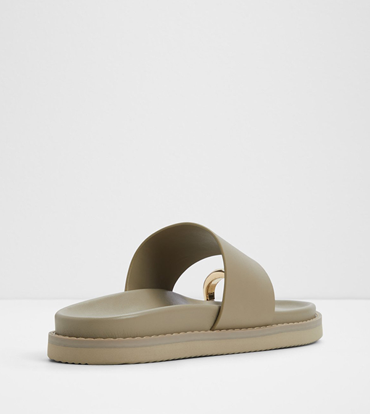 BEACHSTROLL Metal One Toe Flat Sandals