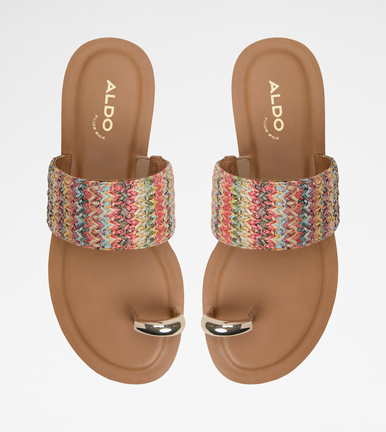 BEACHWALK Braided One Toe Flat Sandals