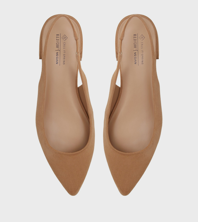 BECKYY Low Block Heel Pumps
