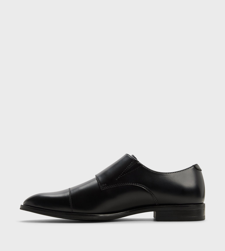 BELMONTE Solid Monk Strap Shoes