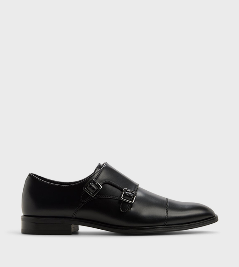 BELMONTE Solid Monk Strap Shoes