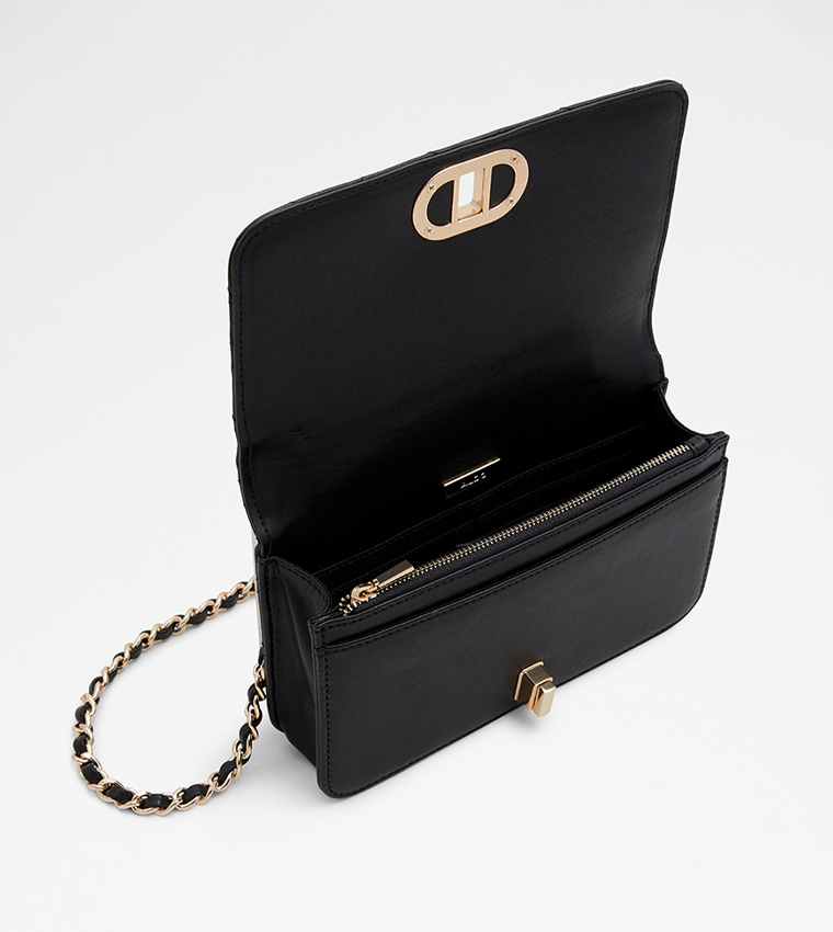 Buy Aldo BENNNA Quilted Crossbody Bag In Black | 6thStreet Qatar