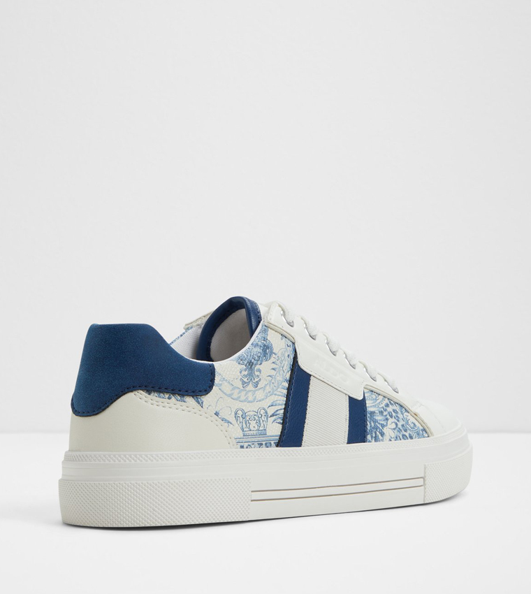 BERENTERIEL Patterned Lace Up Sneakers