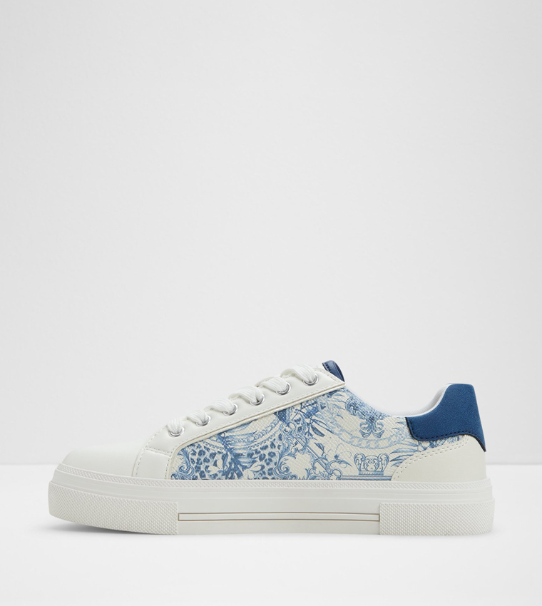 BERENTERIEL Patterned Lace Up Sneakers