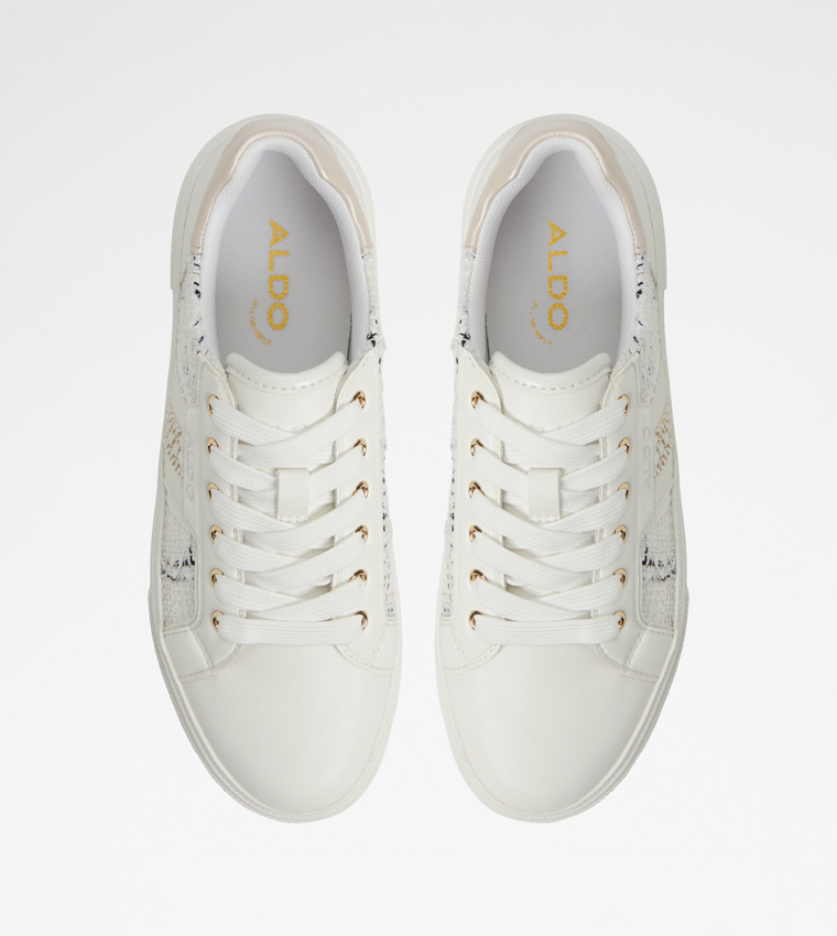 BERENTERIEL Tweed Lace Up Sneakers