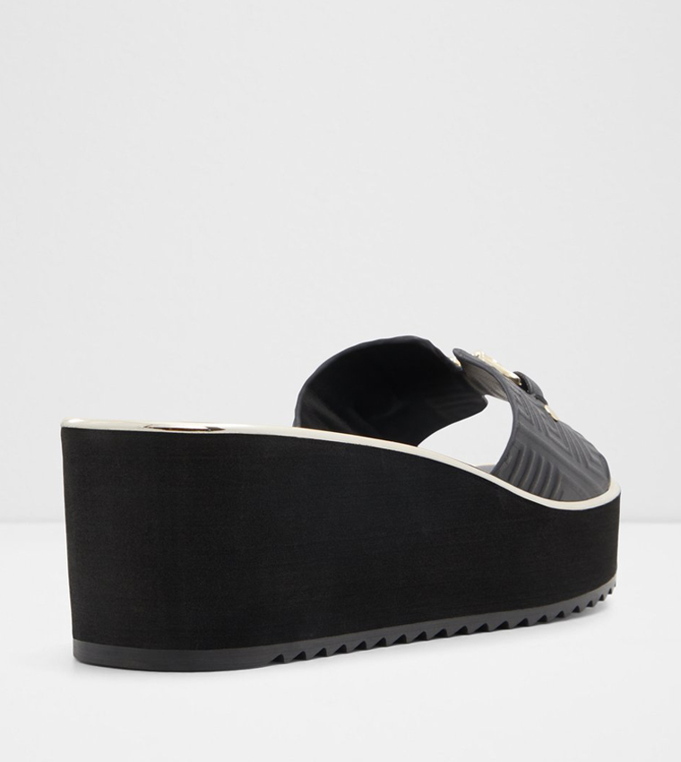 BERIANA Logo Patterned Wedges