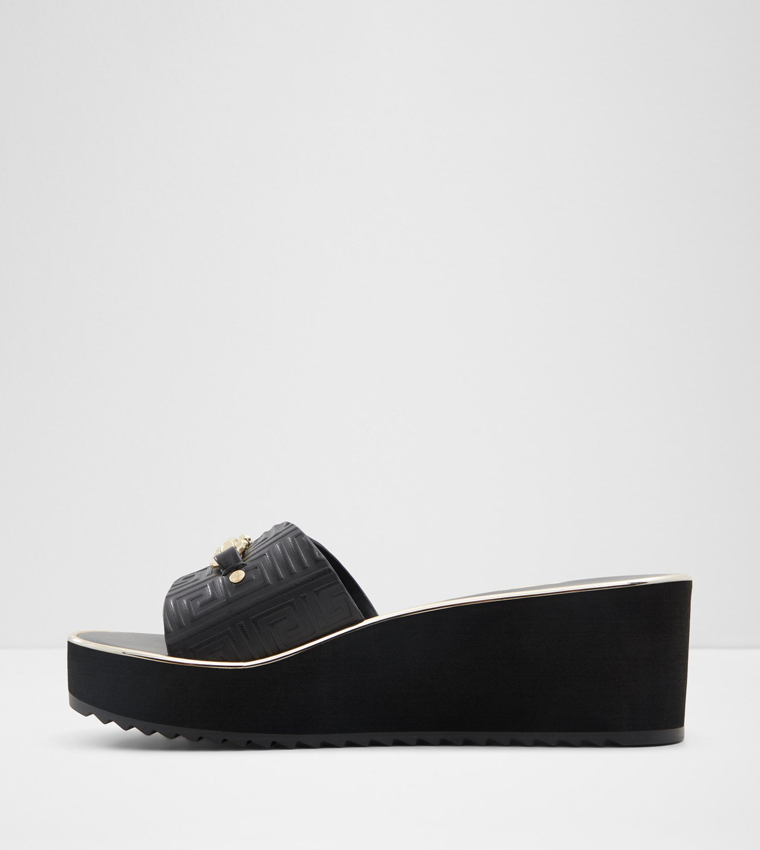 BERIANA Logo Patterned Wedges