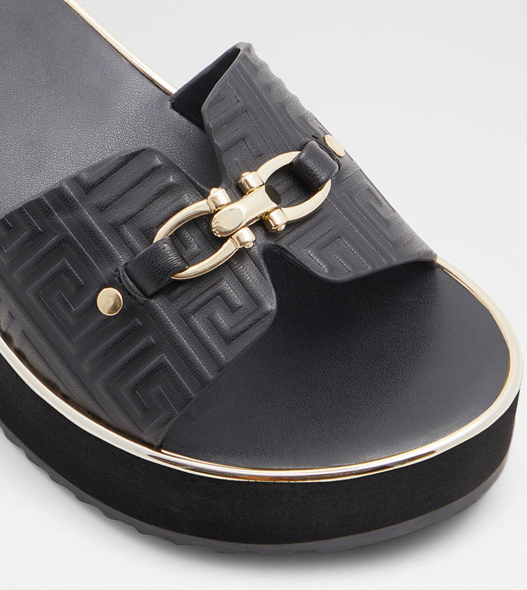 BERIANA Logo Patterned Wedges