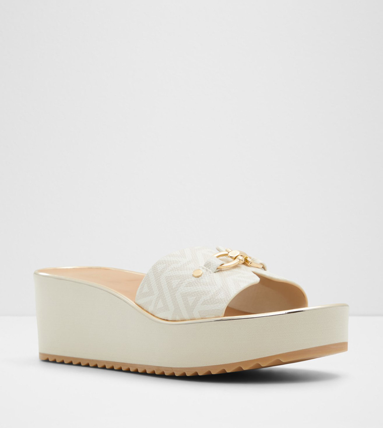 BERIANA Logo Patterned Wedges