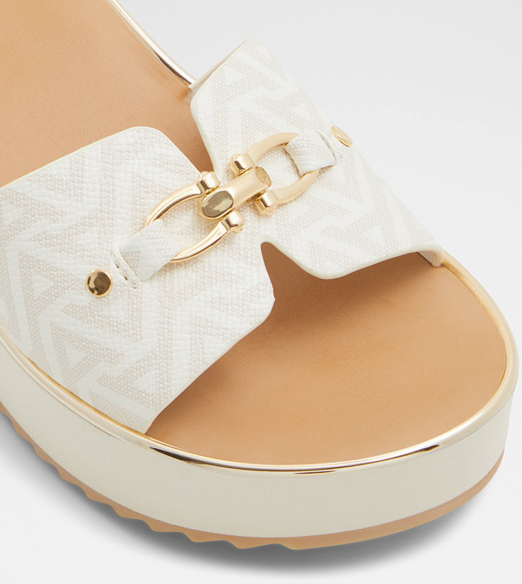 BERIANA Logo Patterned Wedges