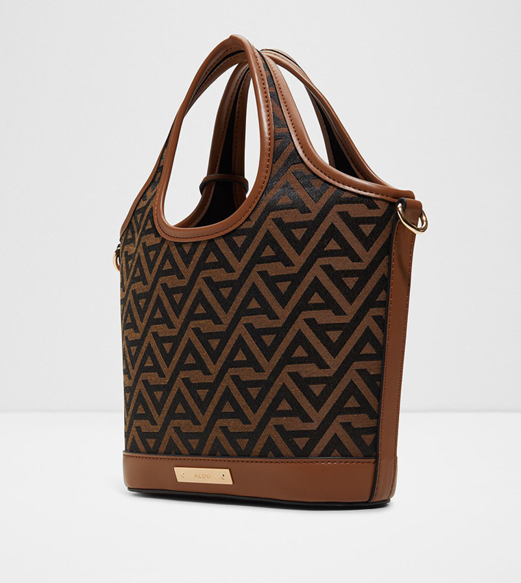 BETHIA Monogram Patterned Bucket Bag