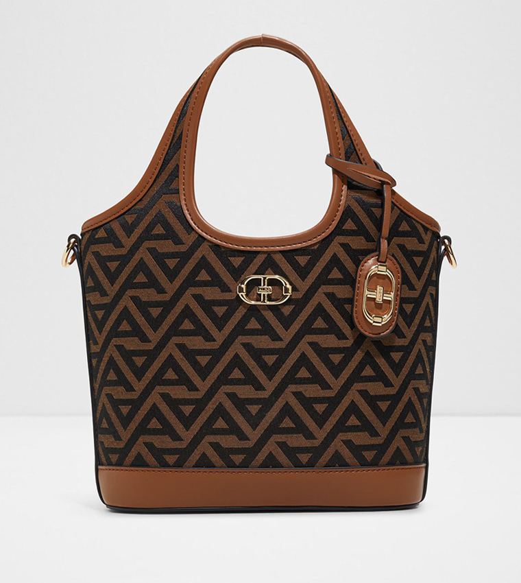 BETHIA Monogram Patterned Bucket Bag