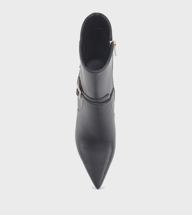 BETINA Pointed Toe Heeled Boots