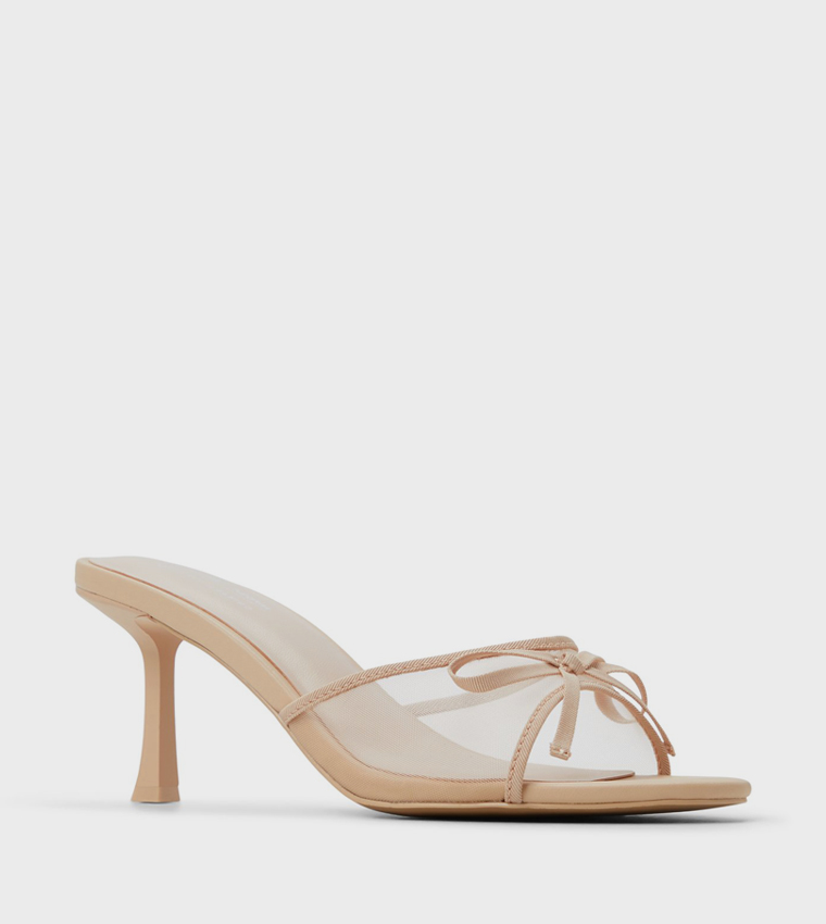 BETTIIE Bow Detail Heeled Sandals