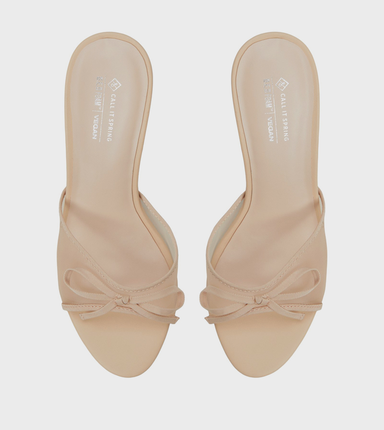 BETTIIE Bow Detail Heeled Sandals