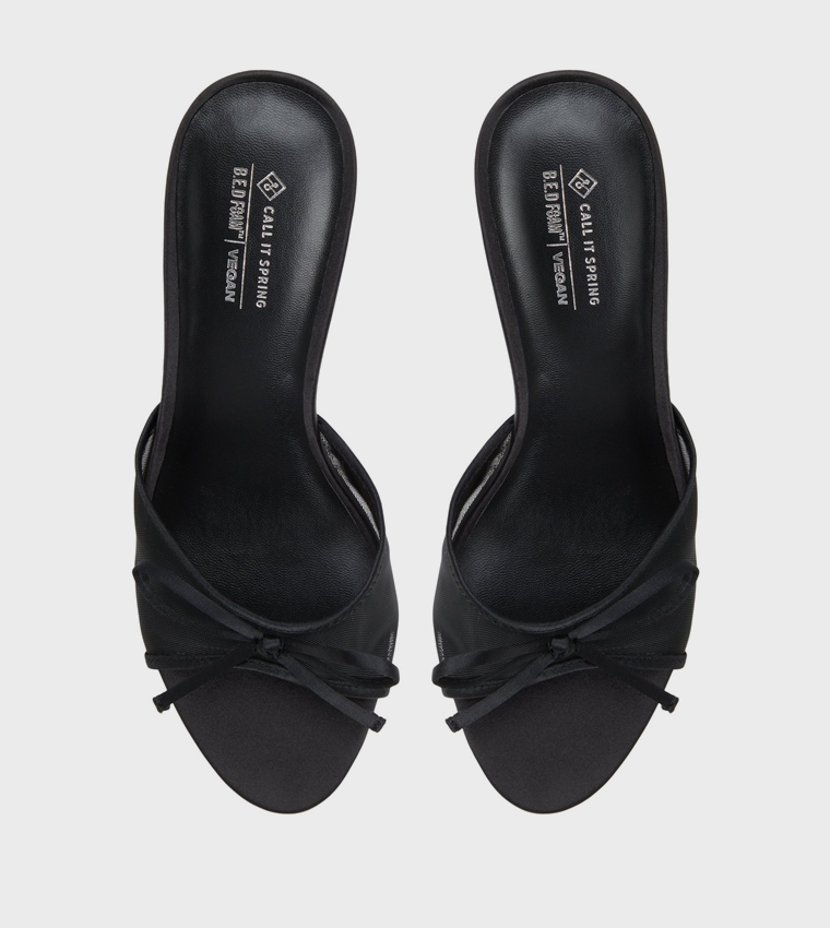 BETTIIE Bow Detail Heeled Sandals