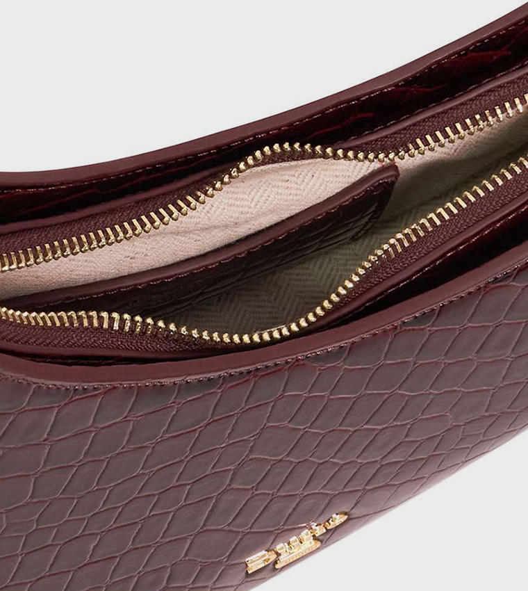 BEWILDERS Textured Assymetric Shoulder Bag