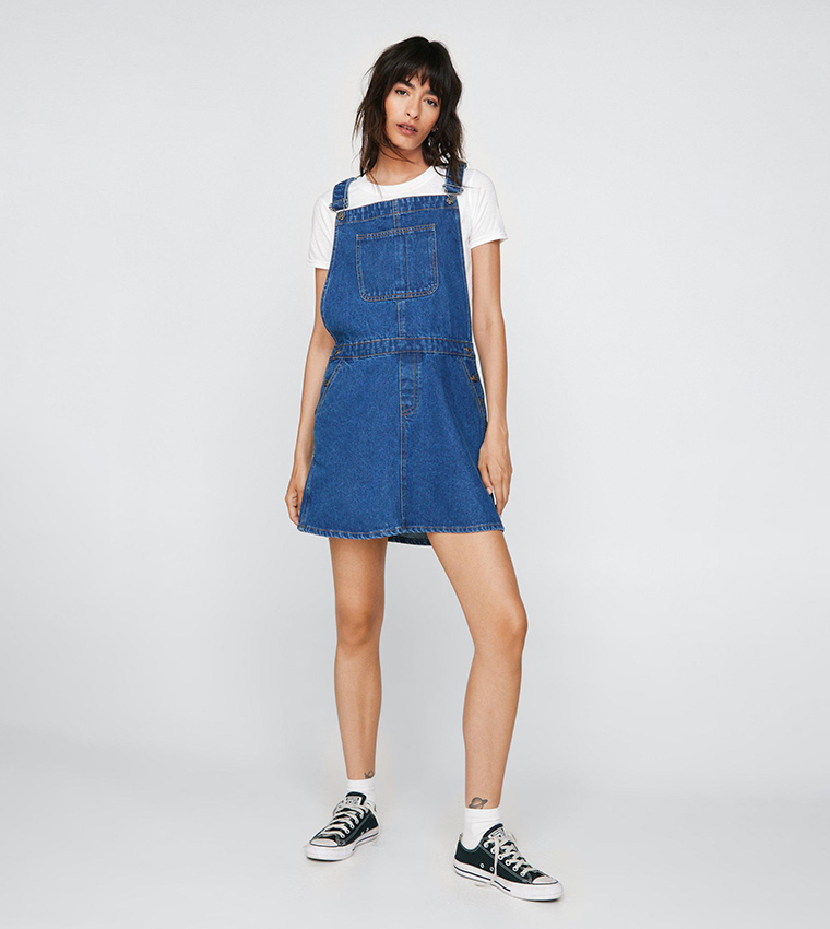 Denim overall 2024 skirt xl