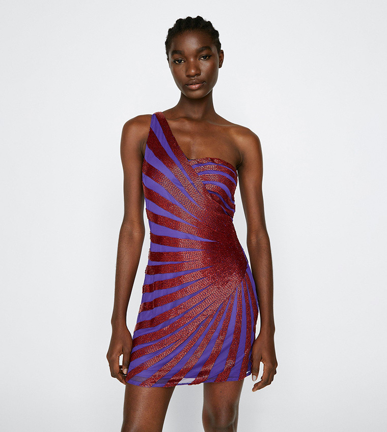 Nasty gal purple store dress