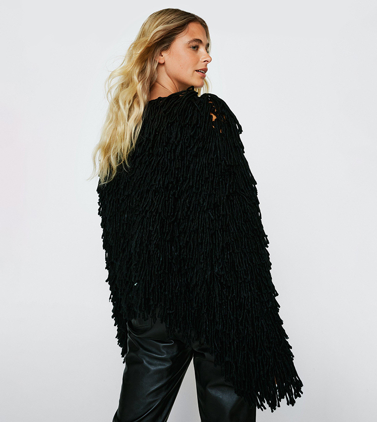 Oversized discount shaggy cardigan