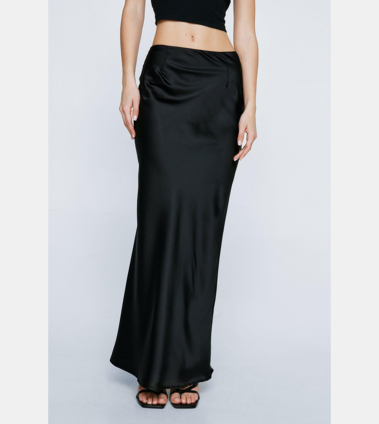 Satin Maxi Skirt