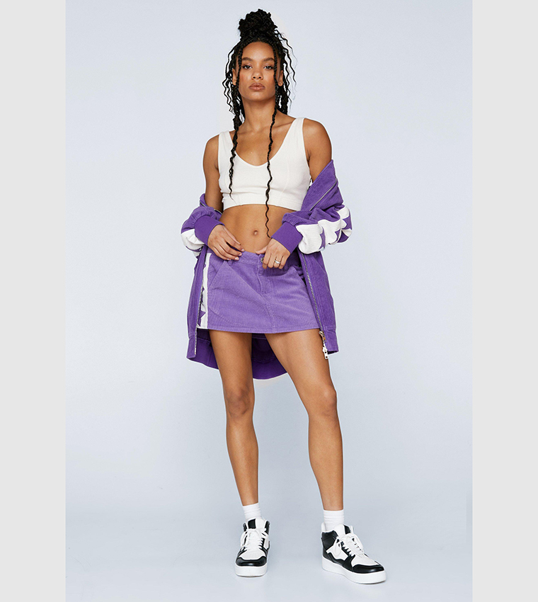 Purple skirt with stars best sale