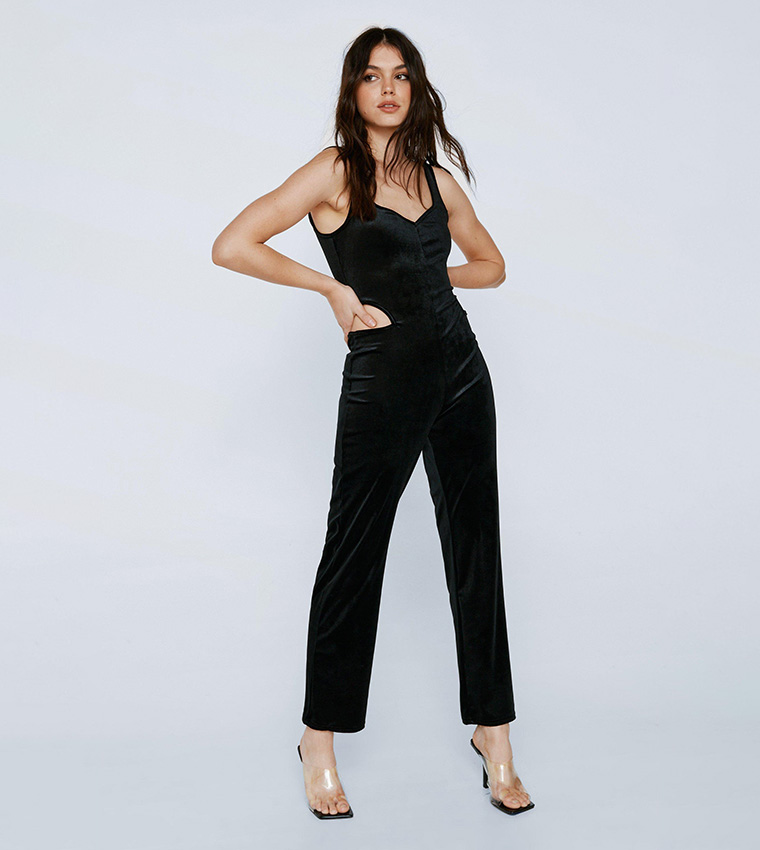 Nasty gal black jumpsuit online