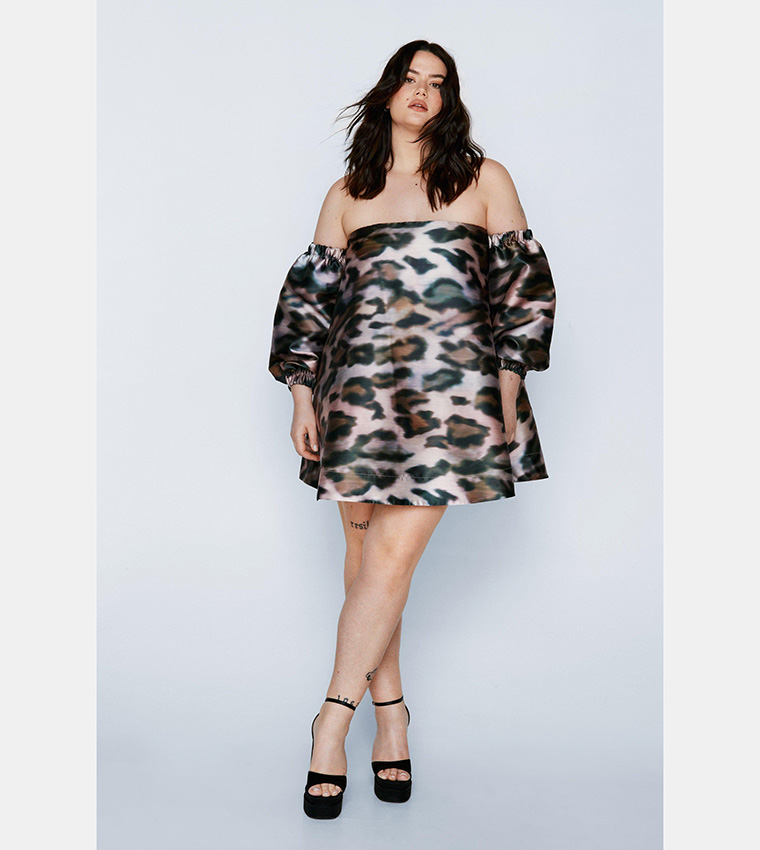 Leopard print dress nasty gal hotsell