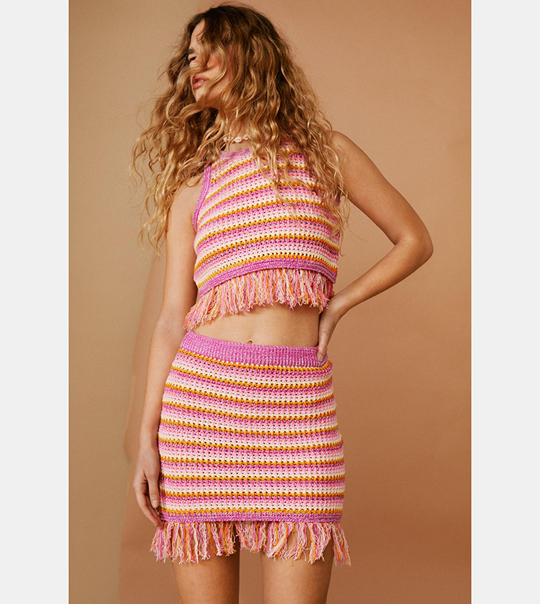 Crop Top Rose Nasty Gal - Taille S - Neuf Sans étiquettes