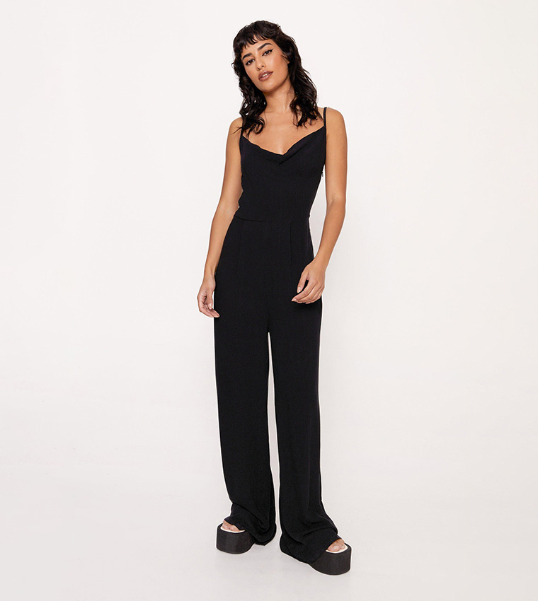 Black 2025 relaxed jumpsuit