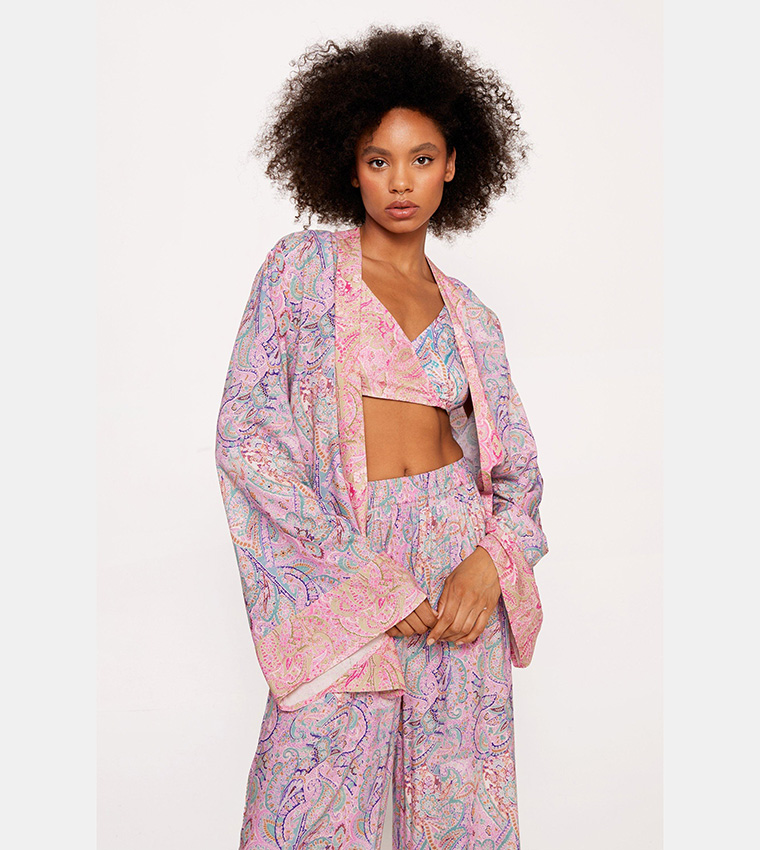 Kimono discount pajama set