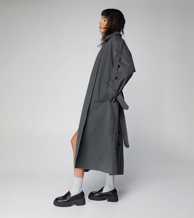 BOICE POLIQUANT Reversible Trench XL 黒 BOICE POLIQUANT Reversible Trench XL 黒