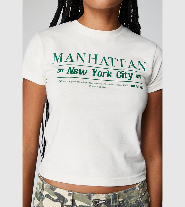 T on sale shirt manhattan