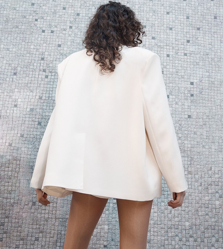 Essentials Long Sleeves Oversized Blazer