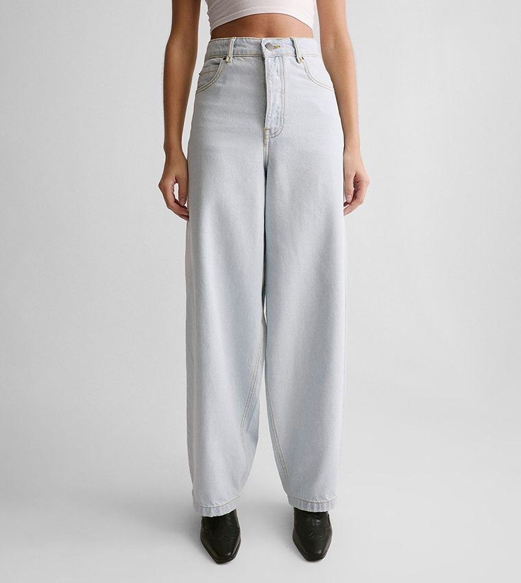 Washed Barrell Jeans