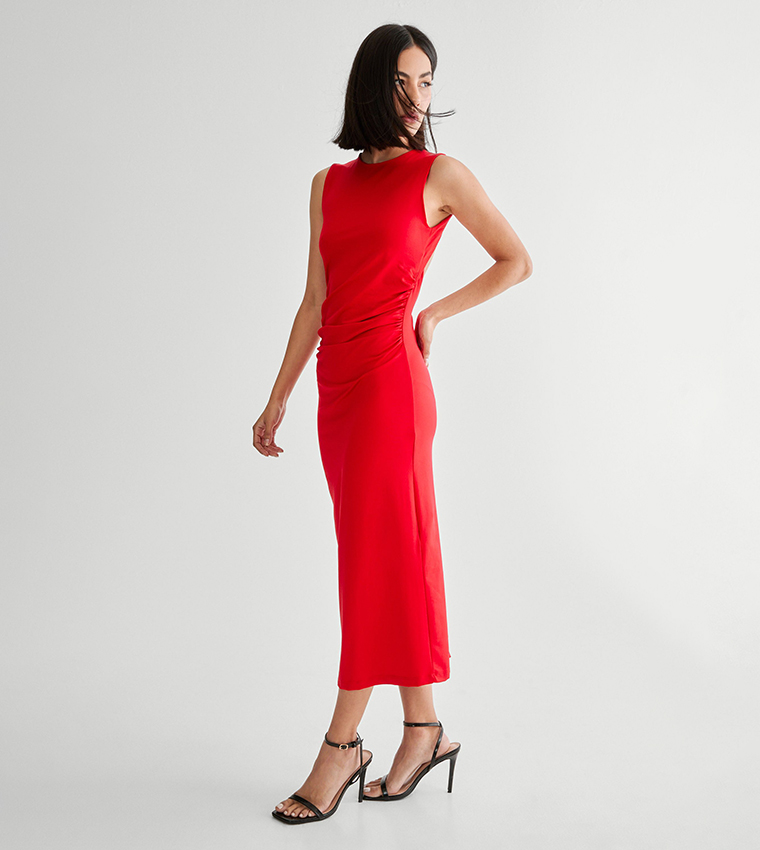sachin and babi light blue dress LA LUNE BACKLESS MAXI DRESS -CREAMSize 4satinOpen backwith trainFully lined