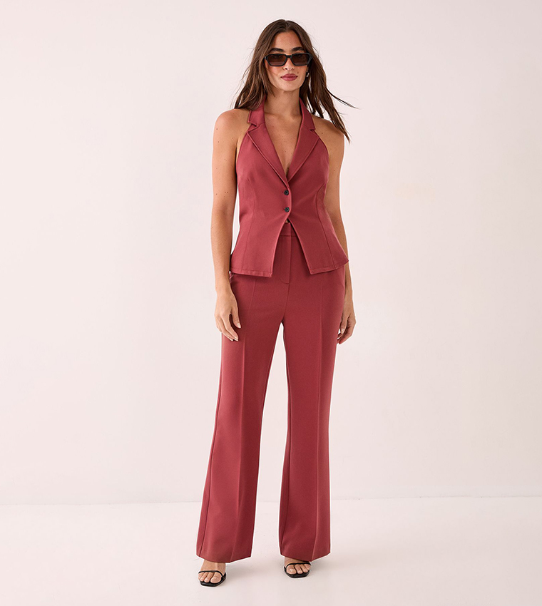 Seam Front Kickflare Pants