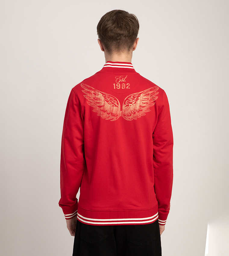 Wings Of Wisdom Logo Embroidered Jacket