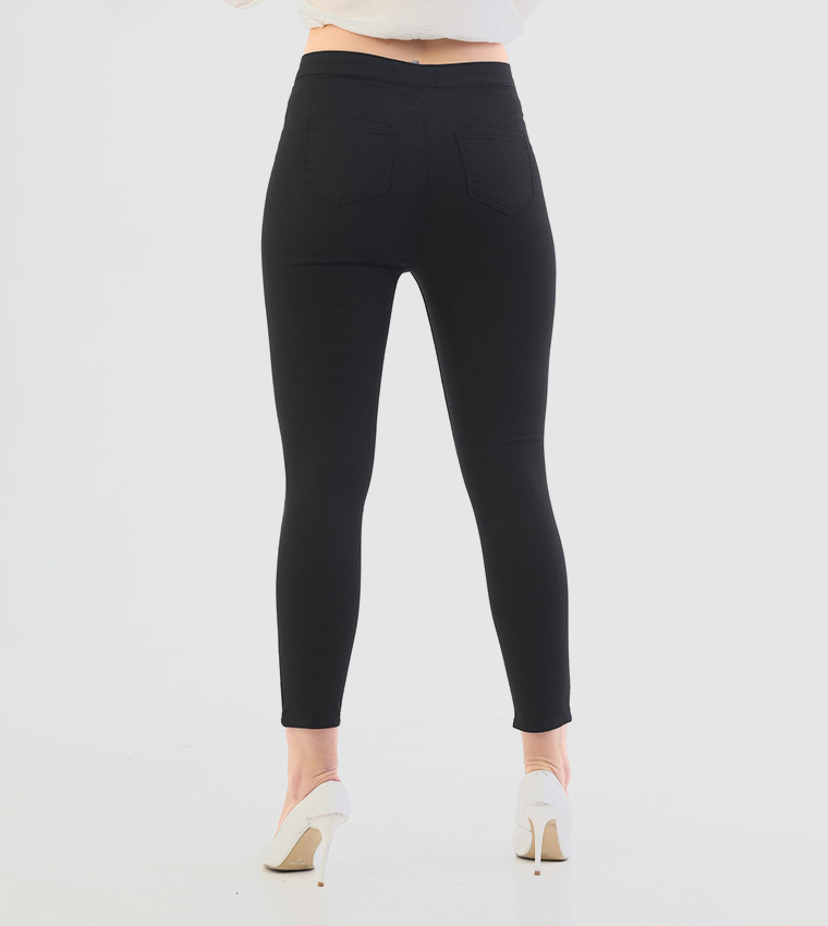 Buy B KEL FE Plus Size High Waist Lycra Leggings In Black 6thStreet Bahrain