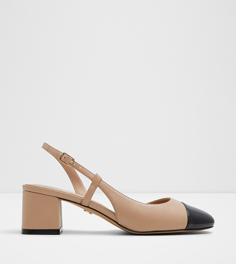 Cap toe slingback pumps sales