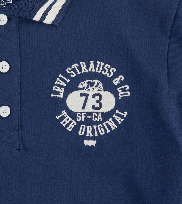 Embroidered Short Sleeves Polo T-Shirt