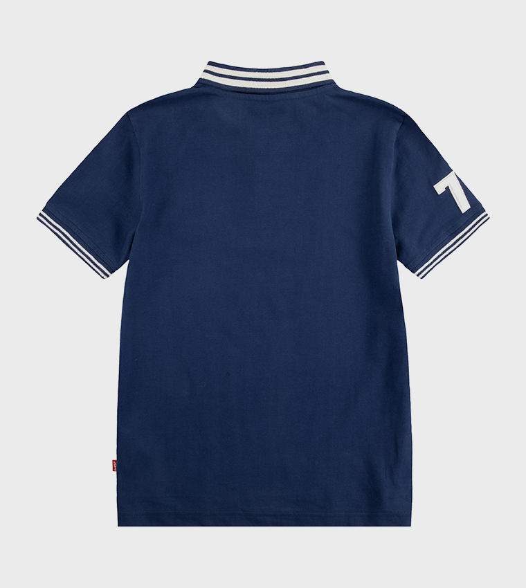 Embroidered Short Sleeves Polo T-Shirt