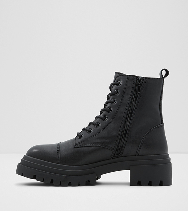 Buy Aldo BIGMARK Ankle Length Boots In Black 6thStreet Saudi Arabia
