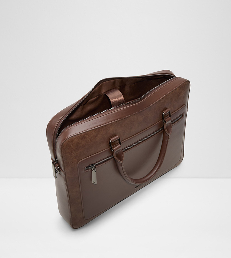 BILIWIN Solid Zippered Laptop Bag