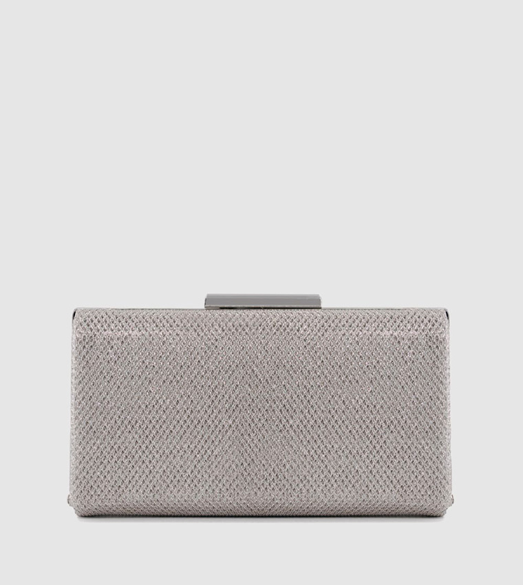 Buy Dune London BINITA Embellished Clutch Sling Bag In Grey 6thStreet Qatar