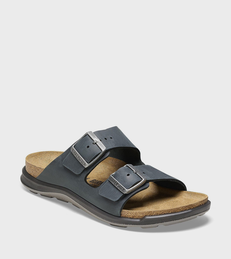 Birkenstock arizona black flat sandals online